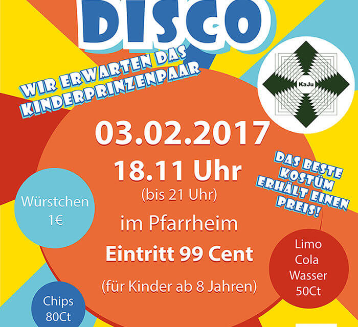 Kinderdisco 2017